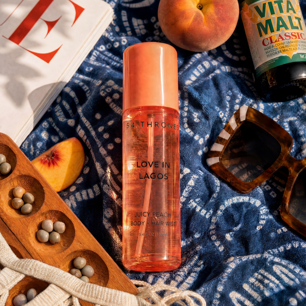 Love in Lagos Juicy Peach Perfume Body & Hair Mist