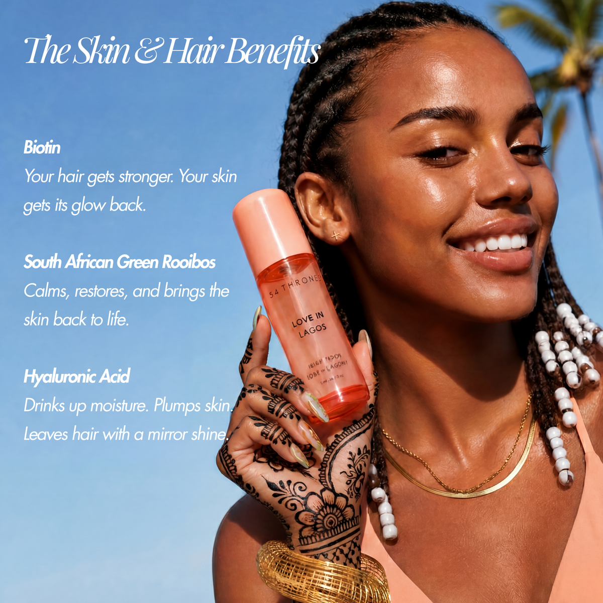 Love in Lagos Juicy Peach Perfume Body & Hair Mist